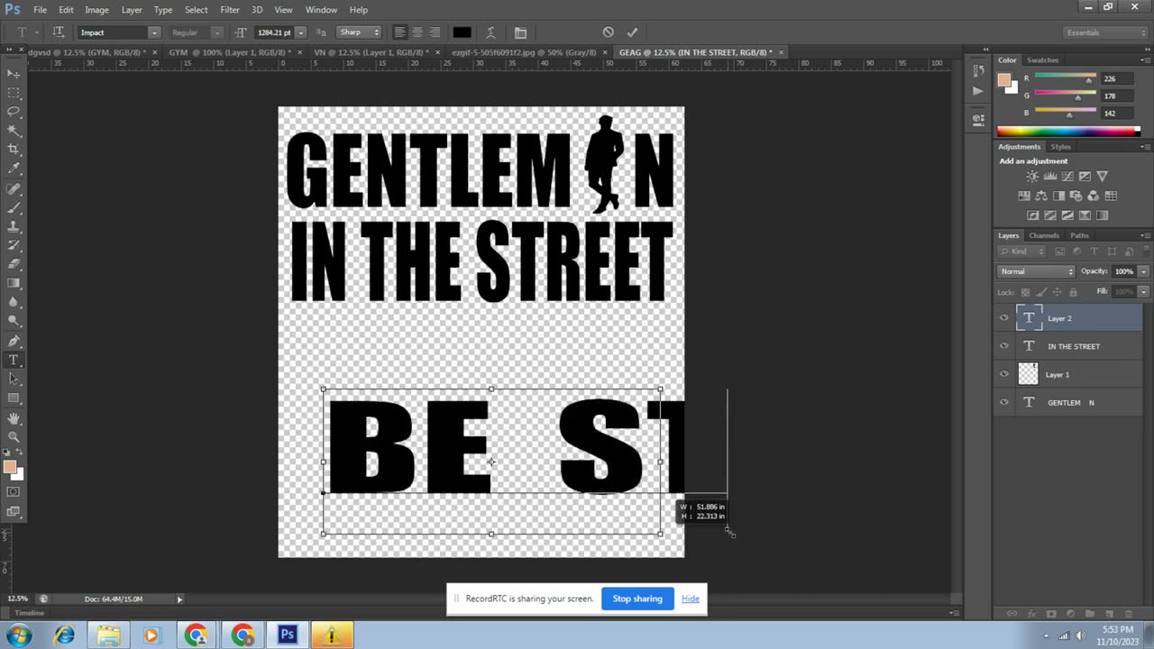 how to make design in photoshop