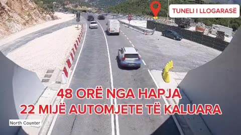 Rama: 22 mije automjete kaluan te tuneli i Llogarase per 48 ore