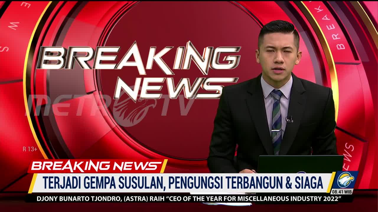 BREAKING NEWS - Gempa Susulan M4,1 Guncang Cianjur