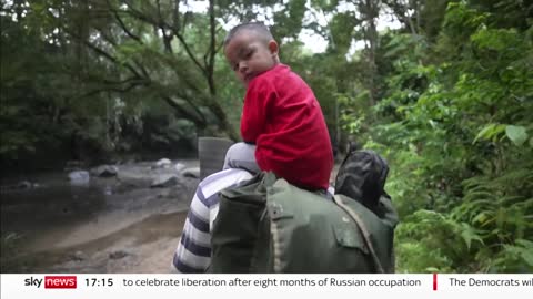 Deadly jungle trek where families risk their lives to reach America