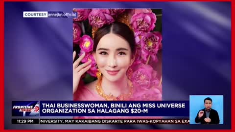 Thai businesswoman,binili ang Miss UniverseOrganization sahalagang $2OM