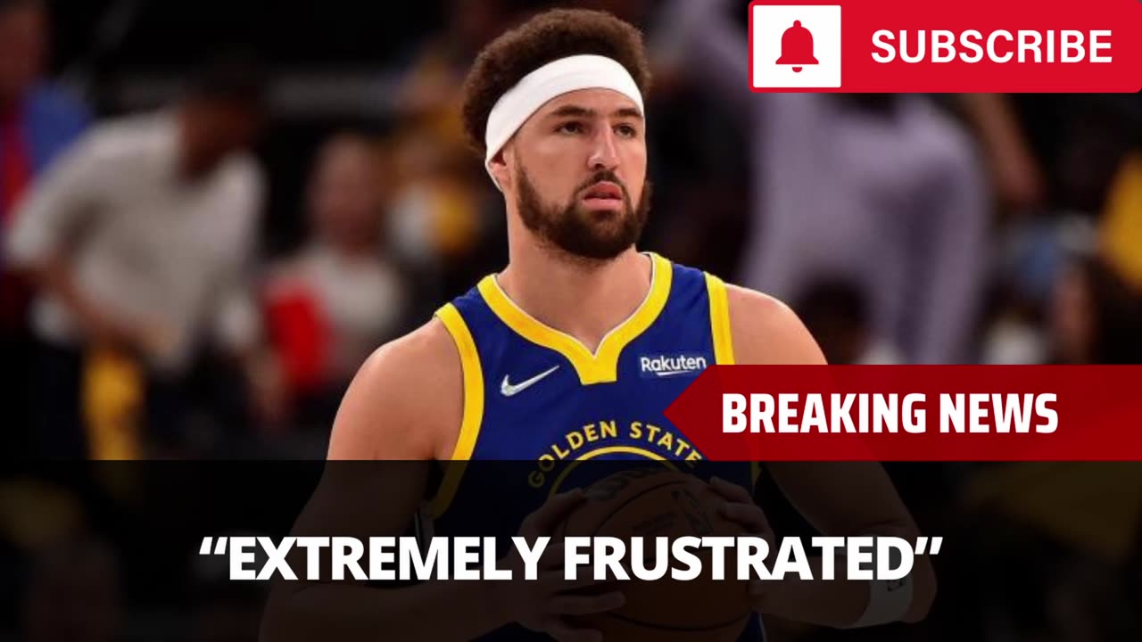 Klay Thompson Frustrated With The Golden State Warriors