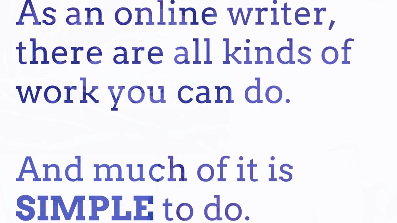 Get Paid To Do Simple Writing Jobs Online