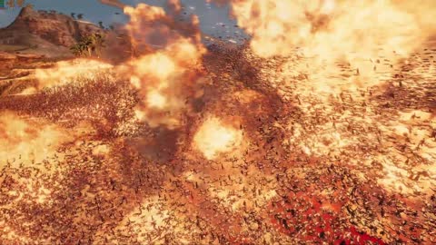 10 Million Soldiers VS Nukes - UEBS2 _ RTX 3090TI Benchmark _ Medium Settings(1080P_60FPS)