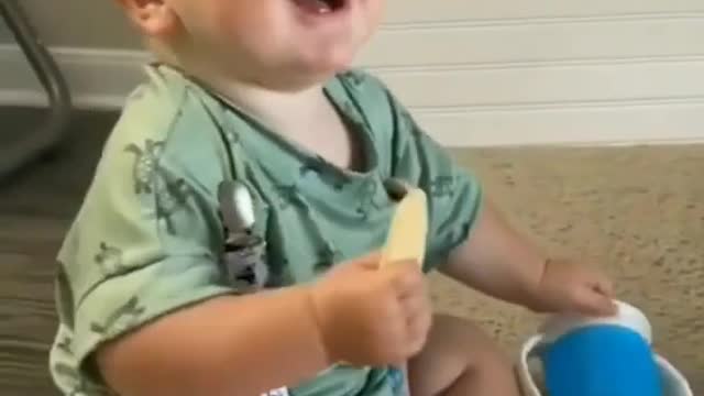 So Cute baby 😍😍 funny video