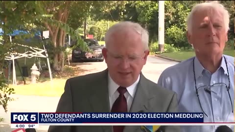First 2 Defendant surrender in Trump GA Election indictnent