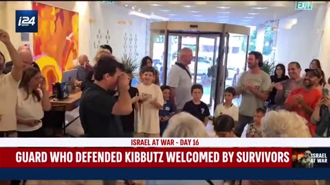 Moshe Kaplan, head of the volunteer security force which defended Kibbutz