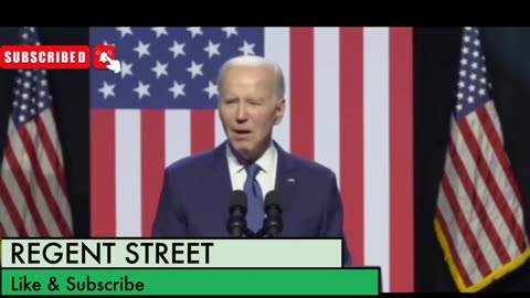 Regent Street - Joe Biden DISGRACES himself on STAGE, am ashamed to watch this!!!