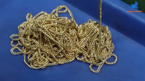 Gold chain production line for making Various types of jewelry chains