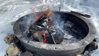 Alaska fire pit time