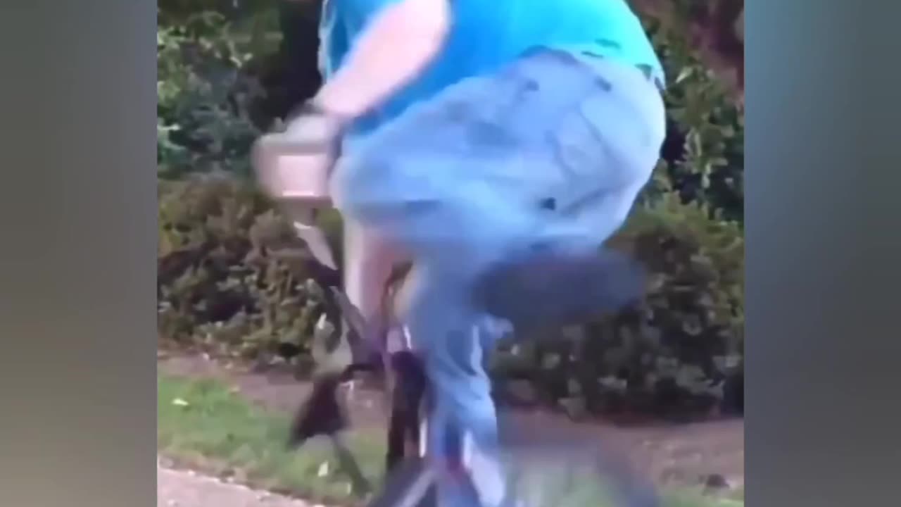Gramps Showing His Skills