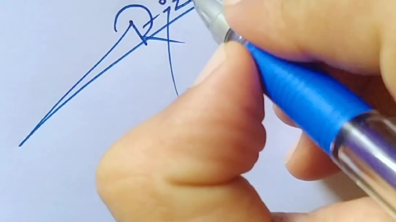 R and G letter signature | rizwan gulnaz name sign