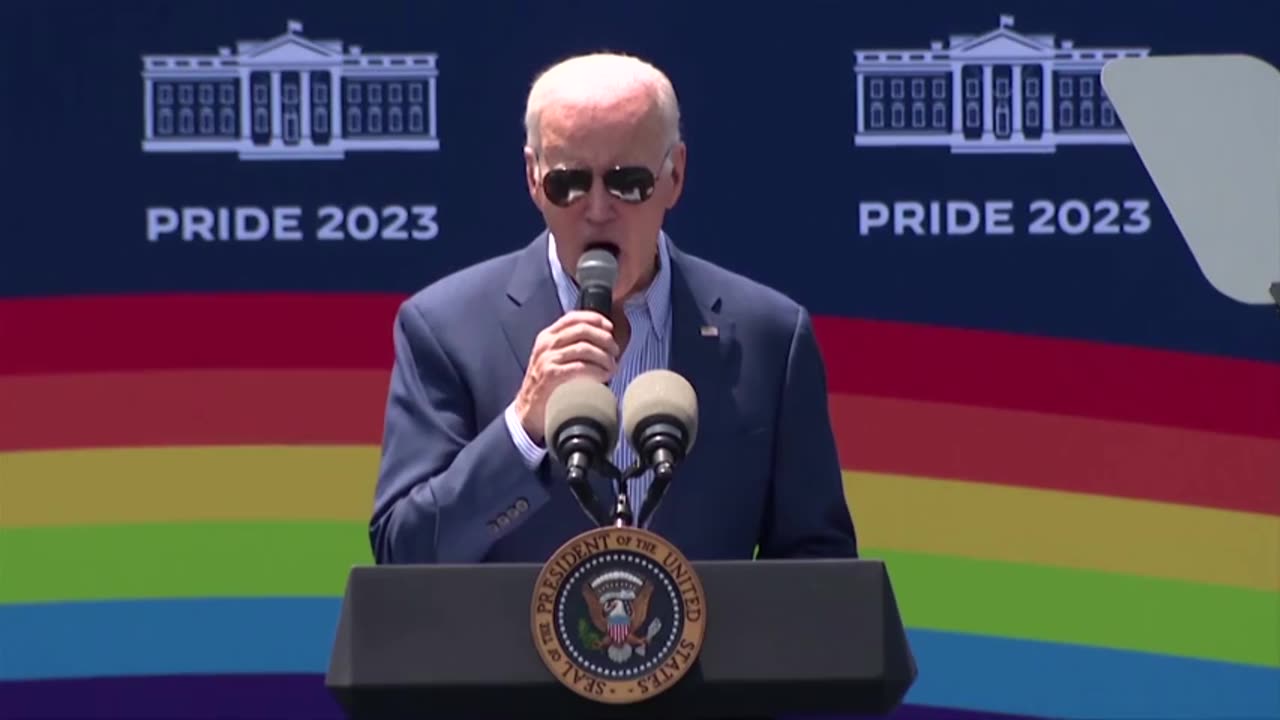 Biden shows love for LGBTQ+ at White House Pride event