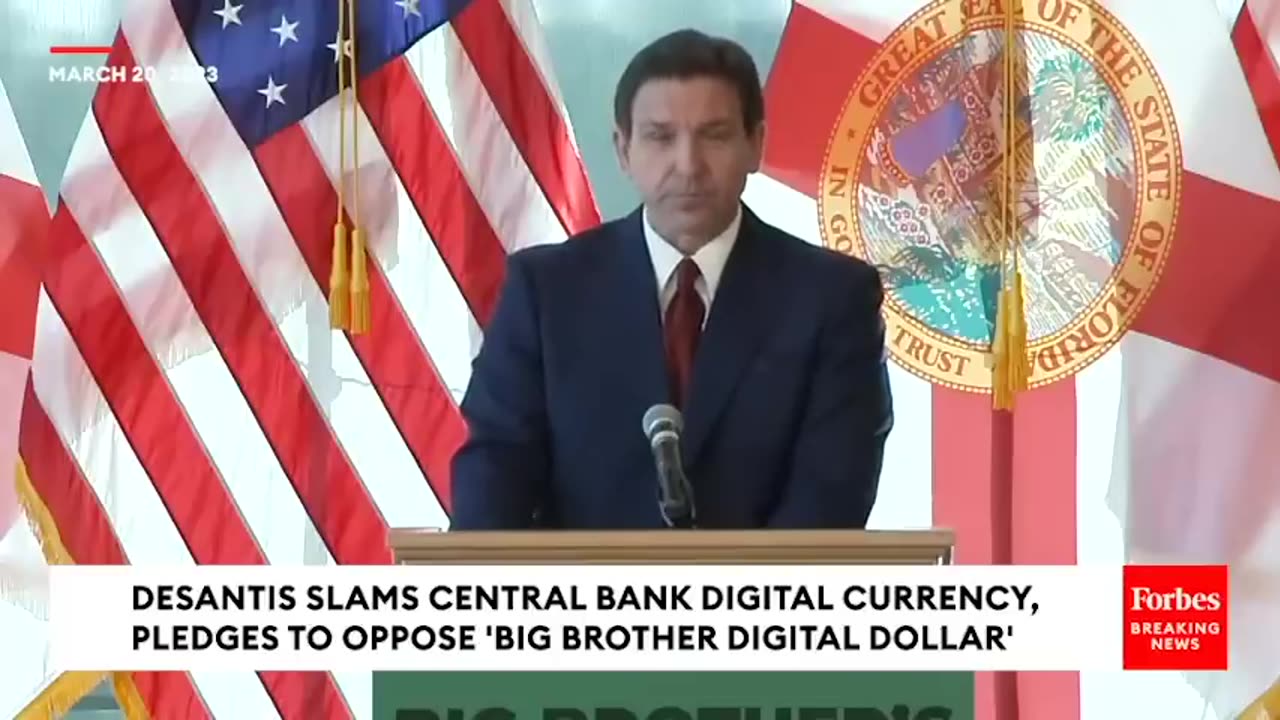 Ron DeSantis Unveils Plan To Oppose ‘Big Brother’s Digital Dollar’ As 2024 Buzz Intensifies