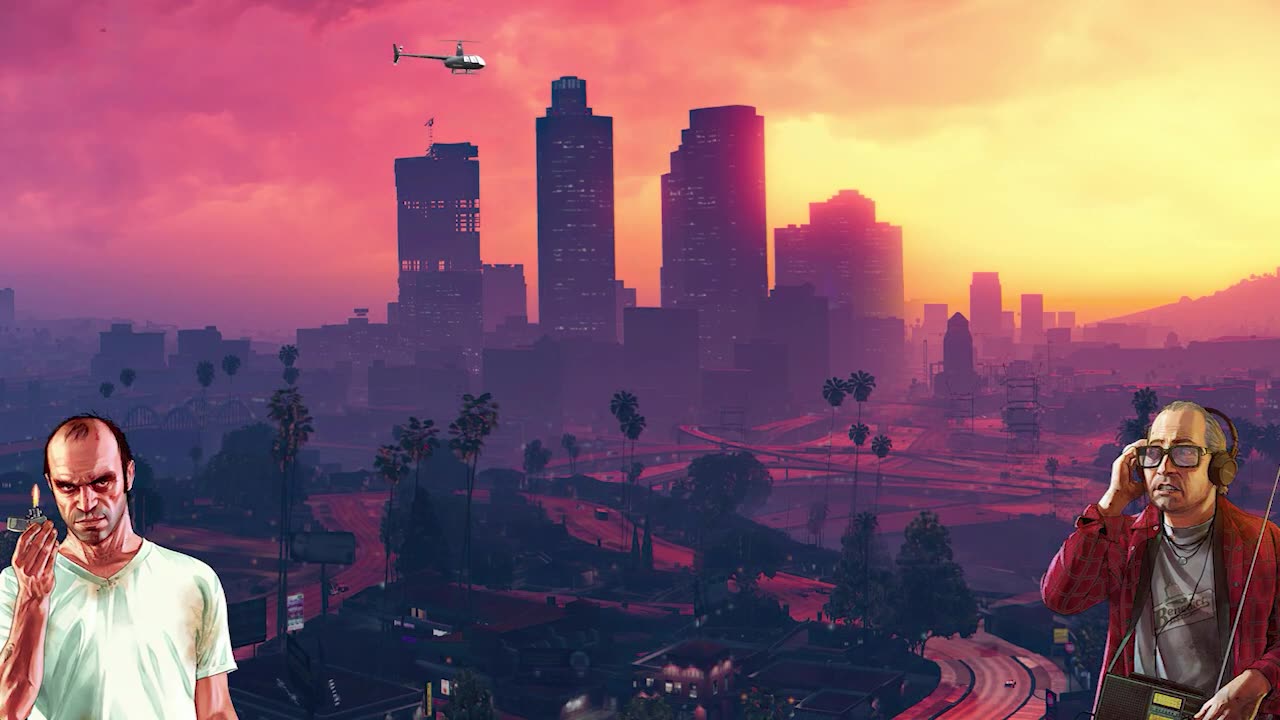 GTA 5 LOFI - 2 HOURS 🎵 🎧ྀི RELAX WITH LOFI AND GTA 5 IMAGES 🎶 HOUSE OF LOFI