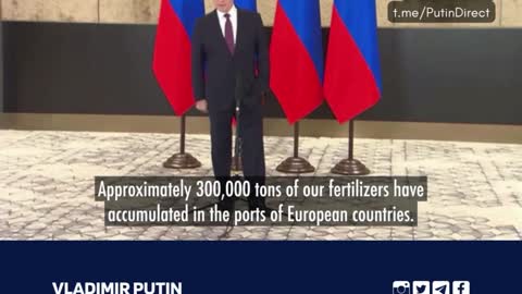 The West is blocking Russian efforts to donate fertilizer