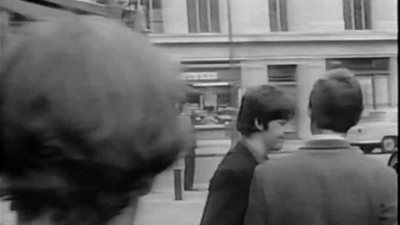 Blandford Street interview ITN German news footage 1966