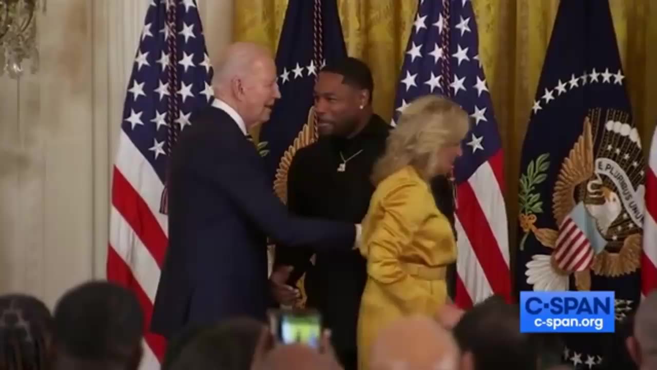 Jill Biden Taking Charge During Her Husband's Stage Exits [short compilation]