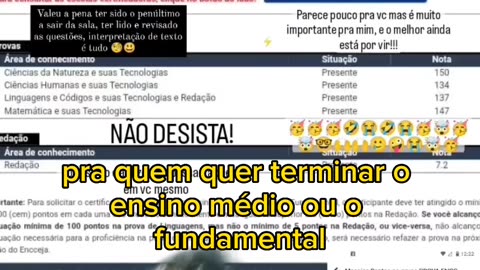encceja é a oportunidade de terminar o ensino médio direto fazendo apenas uma prova.