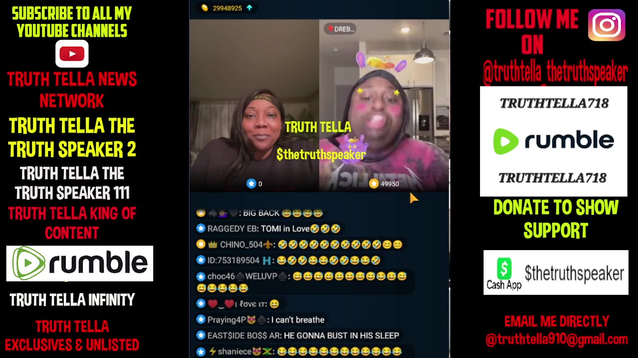 TOMIKAY BREAKS DOWN KEVIN JONES LIVE THEN DOUBLE BIGOS TRINA B & EBBIMAY & DEBUNKS THEM AS WELL