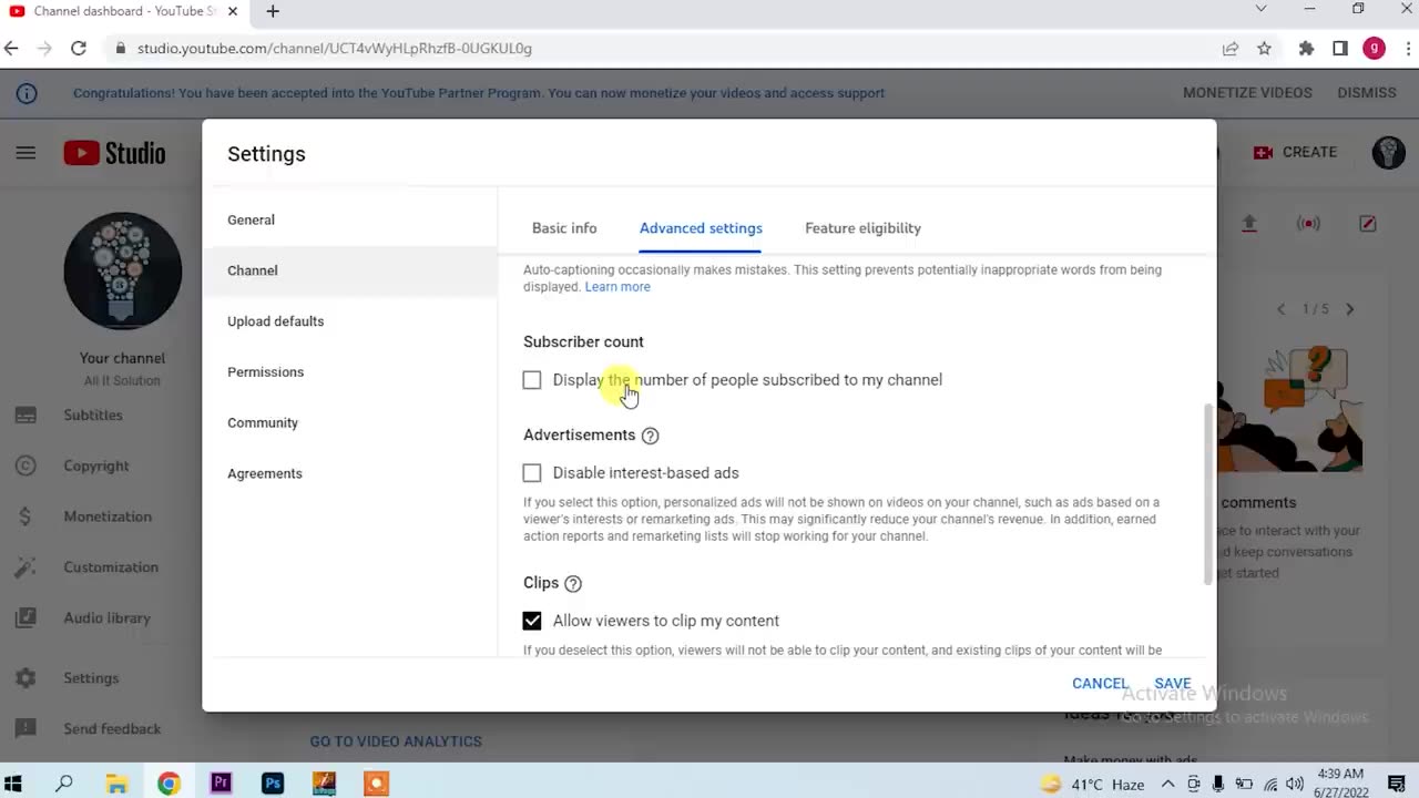 Youtube channel basic settings 2022 || Youtube channel ki settings kasy krain