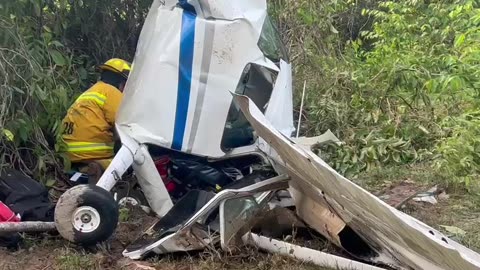 Video accidente aéreo en Barrancabermeja, Santander