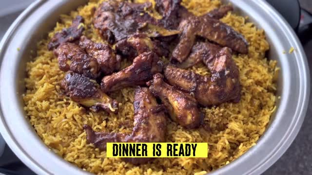 KABSA CHICKEN AND RICE