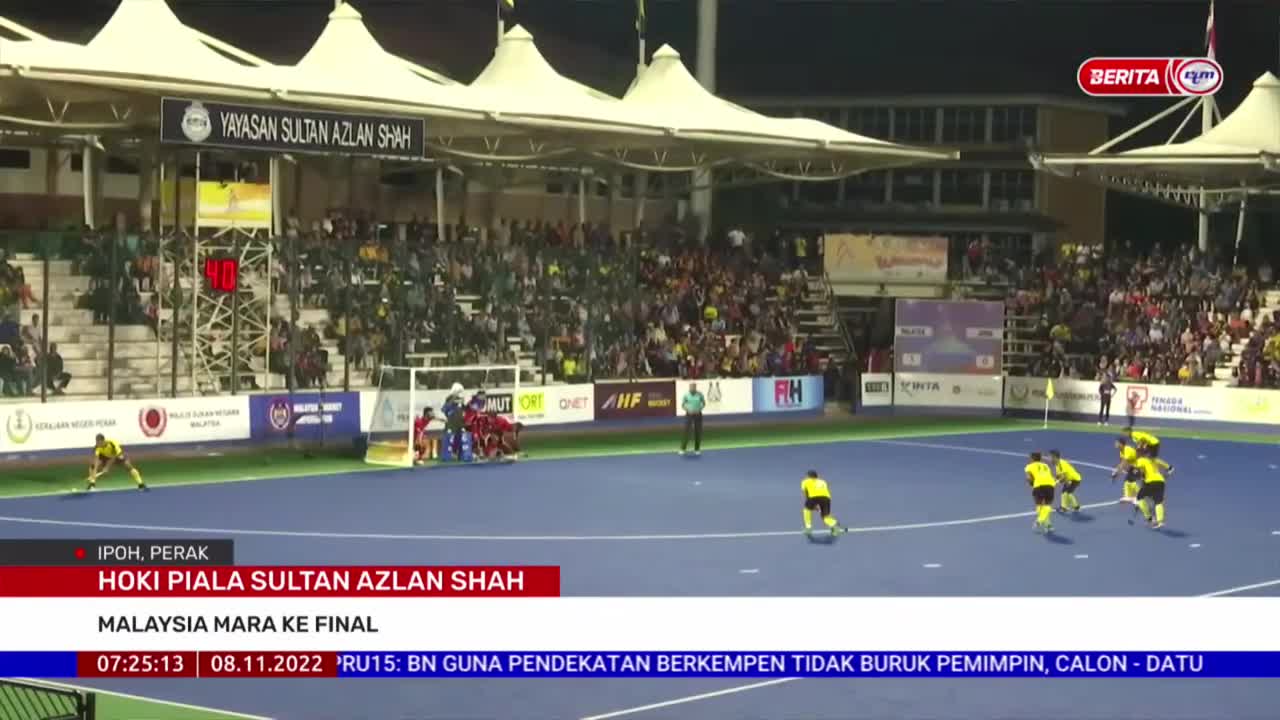 8 NOVEMBER 2022-BERITA PAGI-HOKI PIALA SULTAN AZLAN SHAH-MALAYSIA MARA KE FINAL