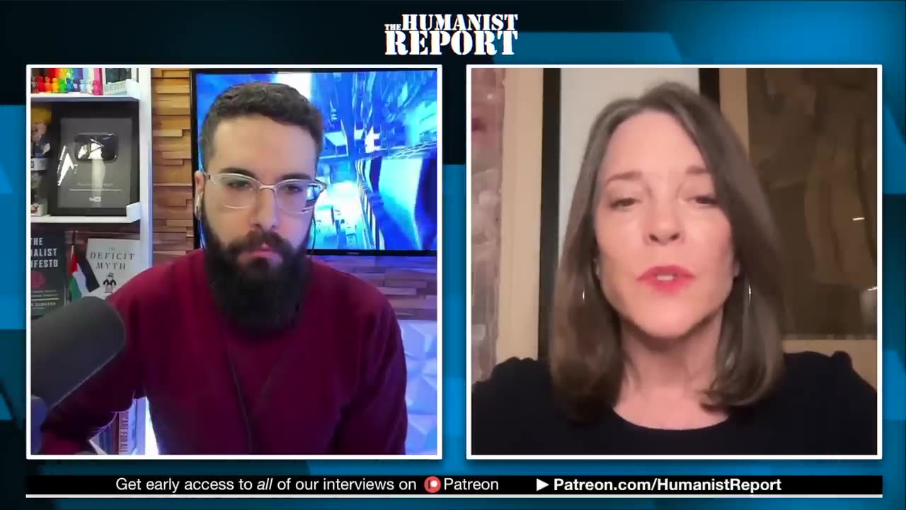 EXCLUSIVE_ Marianne Williamson on Biden, Israel, Staff Allegations, Vaccines, Trump