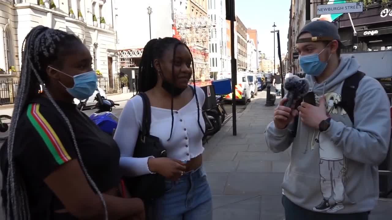 Asking RANDOM STRANGERS FUNNY and TRICK questions