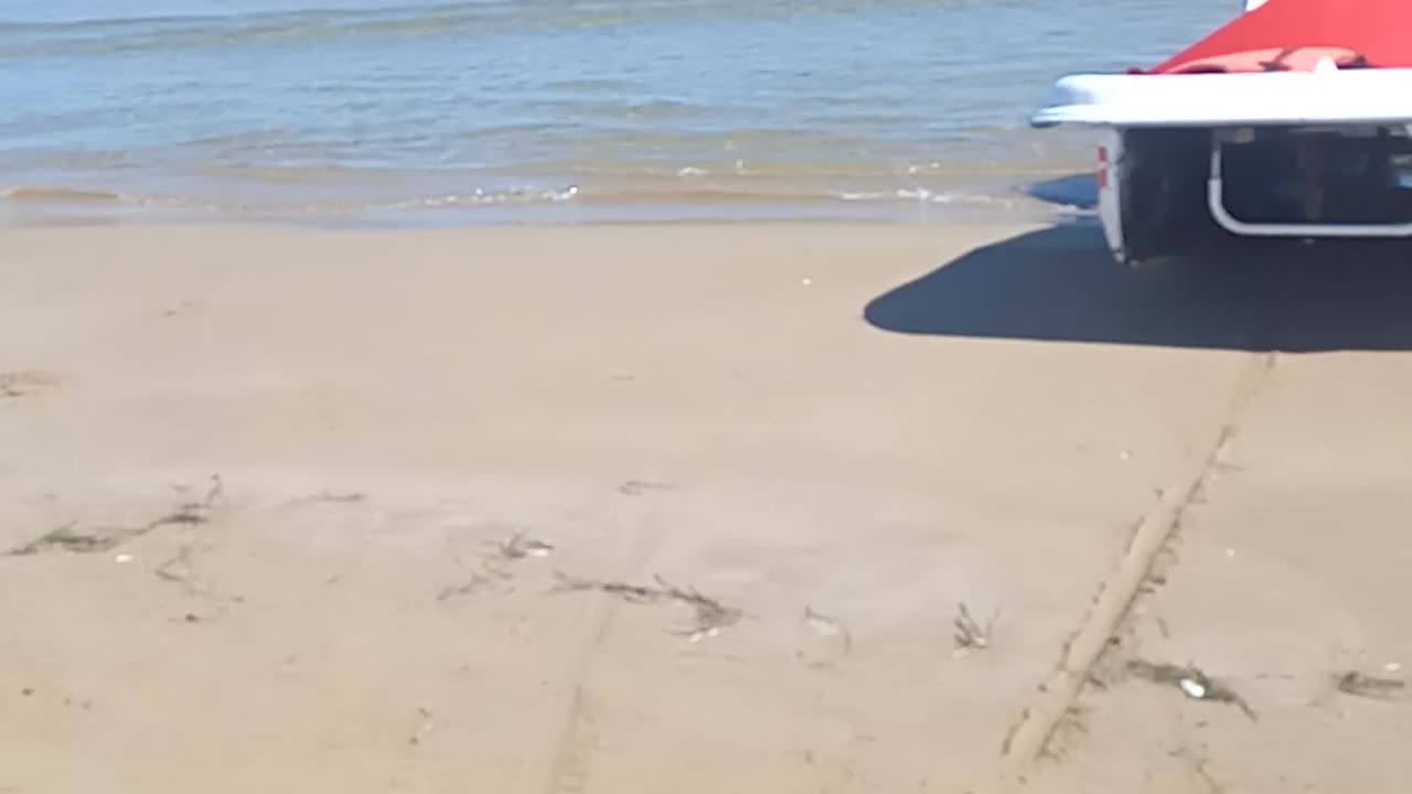 walking beach