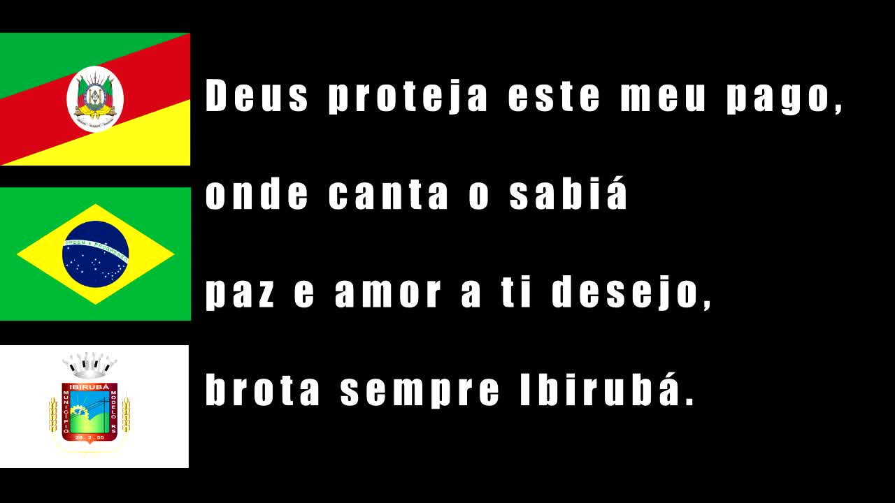 HINO DE IBIRUBÁ -RS (LETRA E MÚSICA)