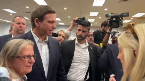 DeSantis Takes A Shot at Trump RE: Cleaning Up Biden's Mess