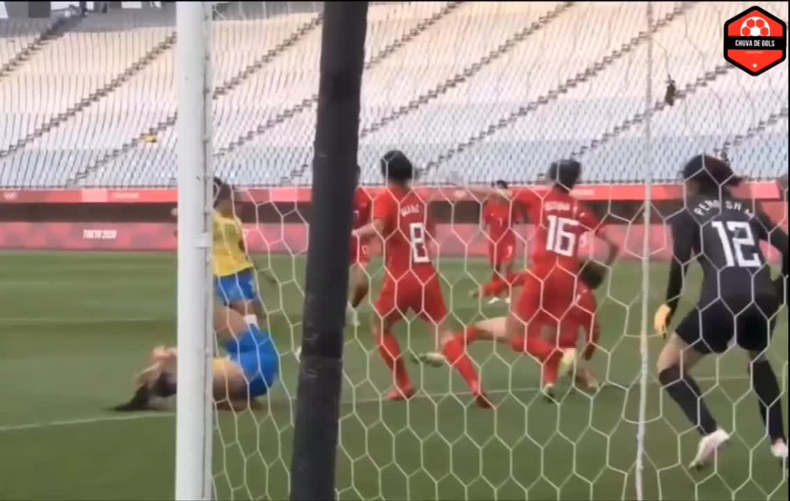 Brasil 5x0 China | Gols da vitória do futebol brasileiro feminino