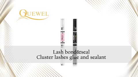 QUEWEL lash bond and seal DIY cluster. Click on link in description to buy.