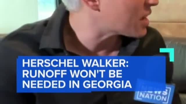 HERSCHEL WALKER:RUNOFF WON'T BENEEDED IN GEORGIA