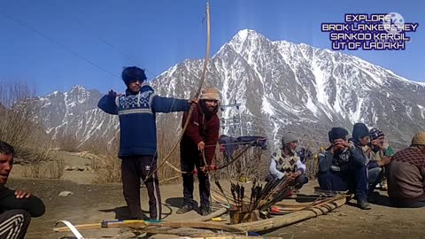 WINTER Archer SESSION END BROK LANKERCHEY SANKOO KARGIL UT LADAKH INDIA