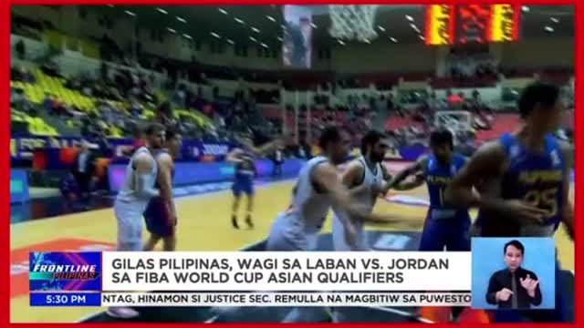 Gilas Pilipinas, wagi salaban vs Jordan sa FIBA World Cup Asian Qualifiers