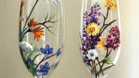 beautiful glass painting ideas handmade new glass painting designs