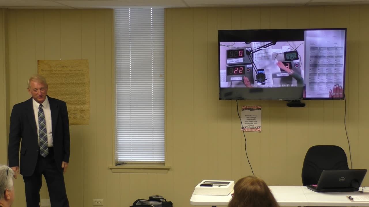 Voting Machine Testimony