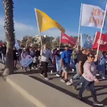 Christians are marching in Santa Monica for Jesus