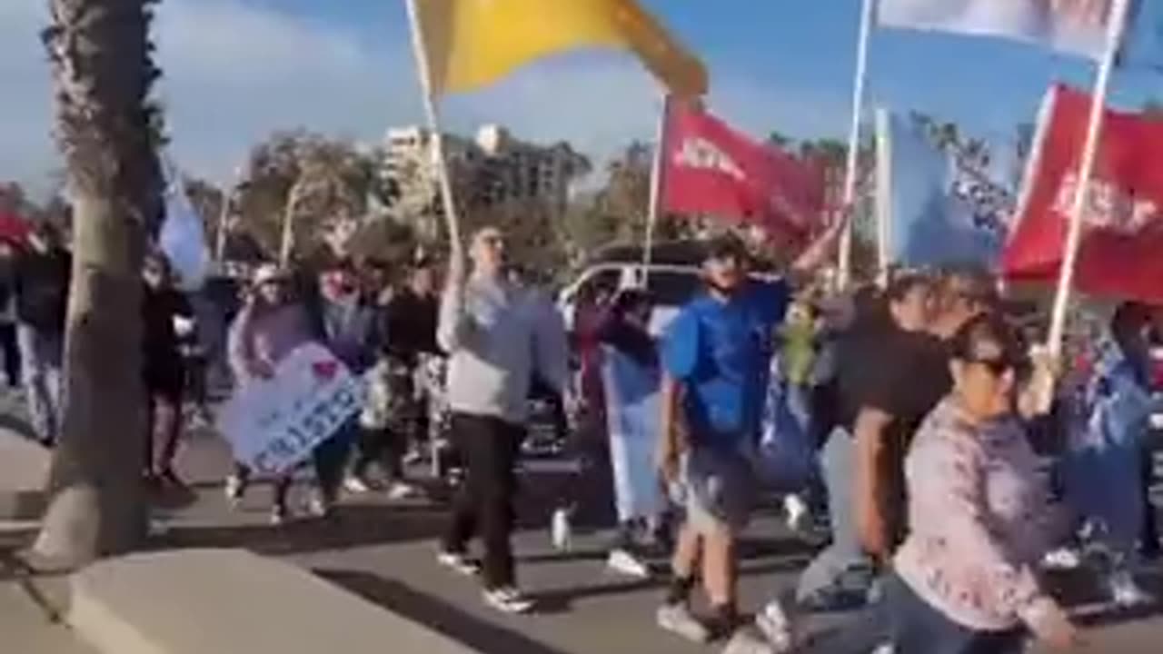 Christians are marching in Santa Monica for Jesus