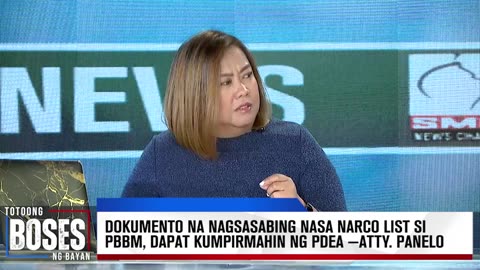 Dokumento na nagsasabing nasa narco list si PBBM, dapat kumpirmahin ng PDEA