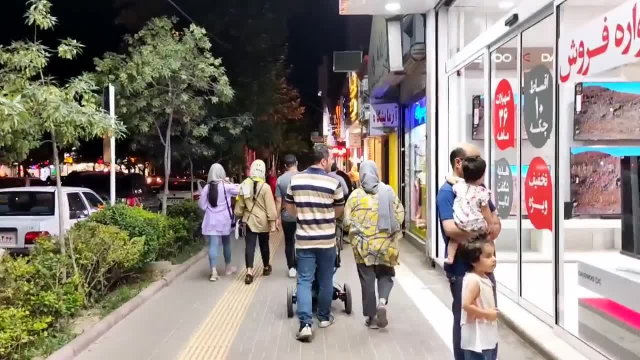 IRAN Walk With Me In Three Areas Of Mashhad City 2022.