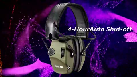 ZOHAN Electronic Shooting Ear Protection