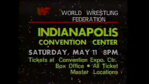 May 3, 1985 - The World Wrestling Federation (WWF) is Coming to the Indiana Convention Center