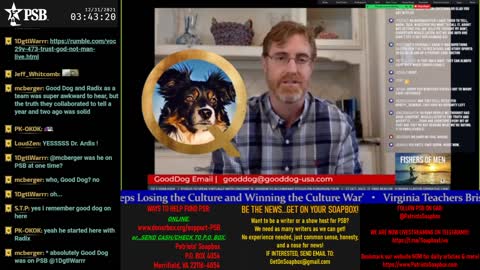 2021-12-31 01:00 EST - A Dose of Truth: with Digital Warrior