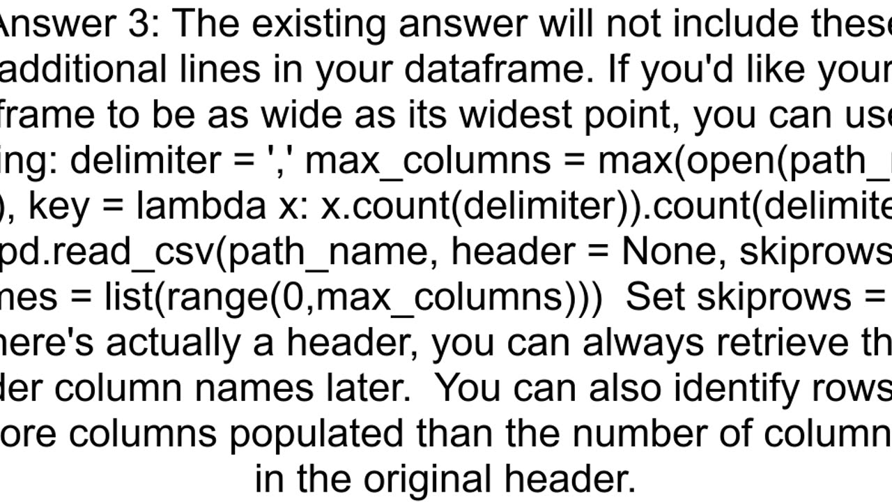 How can I fix quotError tokenizing dataquot on pandas csv reader