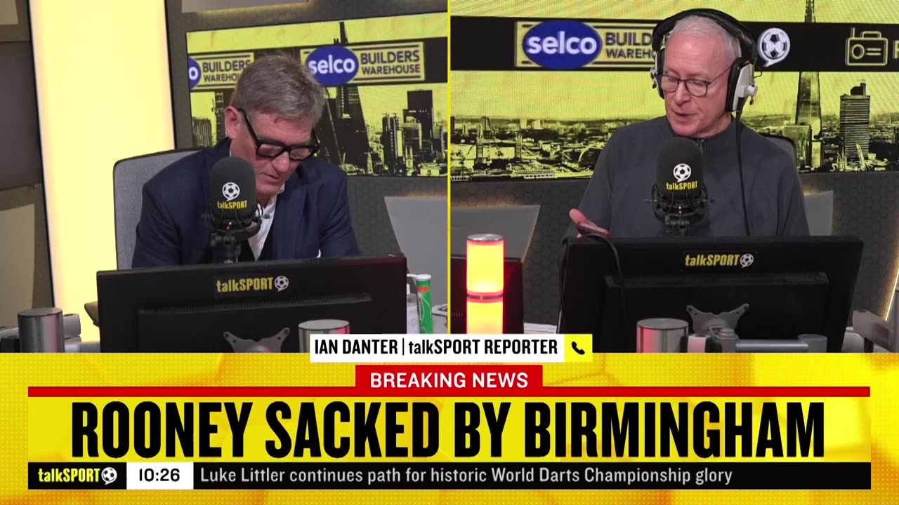 WAYNE ROONEY SACKED: Simon Jordan SLAMS Birmingham's CEO Garry Cook For ADVOCATING For The Manager 🔥