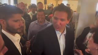 Ron DeSantis Triggered - Are you Blind?